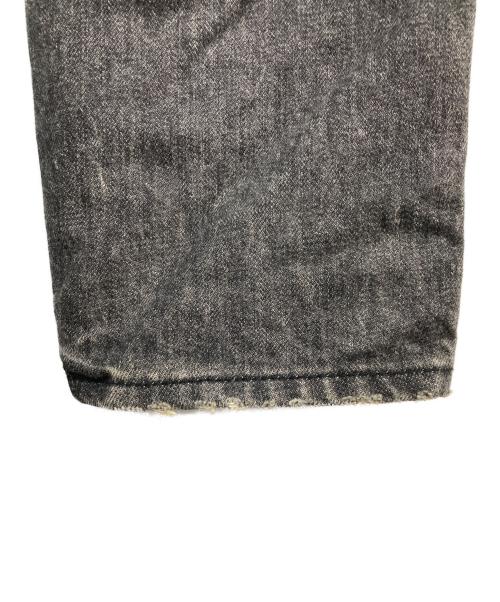BALMAIN（バルマン）BALMAIN (バルマン) リペア加工デニムパンツ グレー サイズ:29の古着・服飾アイテム