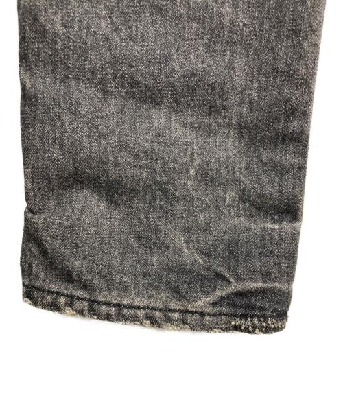BALMAIN（バルマン）BALMAIN (バルマン) リペア加工デニムパンツ グレー サイズ:29の古着・服飾アイテム