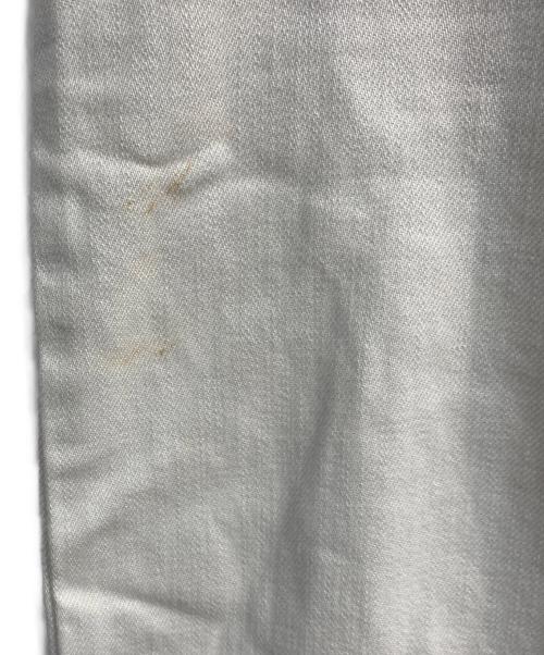 BALMAIN（バルマン）BALMAIN (バルマン) ダメージ加工蛇腹バイカーデニム ライトブルー サイズ:30の古着・服飾アイテム