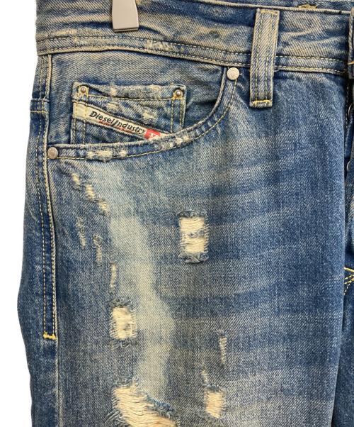 DIESEL（ディーゼル）DIESEL (ディーゼル) VIKER ダメージ加工デニムパンツ ブルー サイズ: W30×L32の古着・服飾アイテム