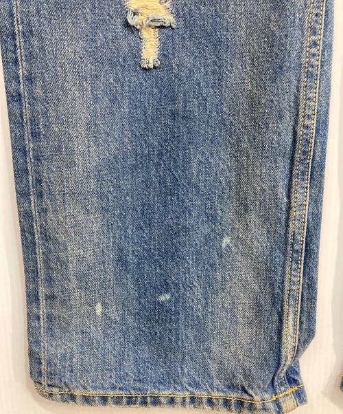 DIESEL（ディーゼル）DIESEL (ディーゼル) VIKER ダメージ加工デニムパンツ ブルー サイズ: W30×L32の古着・服飾アイテム
