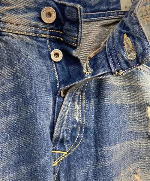 DIESEL（ディーゼル）DIESEL (ディーゼル) VIKER ダメージ加工デニムパンツ ブルー サイズ: W30×L32の古着・服飾アイテム