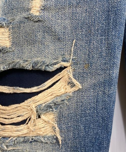 DIESEL（ディーゼル）DIESEL (ディーゼル) VIKER ダメージ加工デニムパンツ ブルー サイズ: W30×L32の古着・服飾アイテム