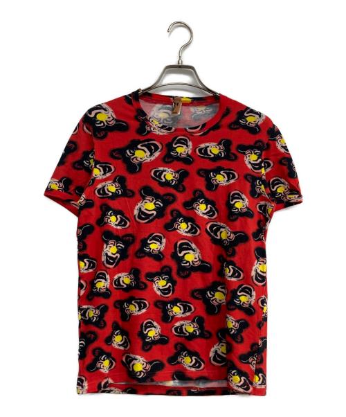 JOHN GALLIANO（ジョンガリアーノ）JOHN GALLIANO (ジョンガリアーノ) 半袖Tシャツ レッド サイズ:US XSの古着・服飾アイテム