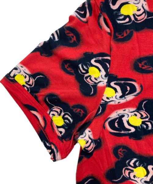 JOHN GALLIANO（ジョンガリアーノ）JOHN GALLIANO (ジョンガリアーノ) 半袖Tシャツ レッド サイズ:US XSの古着・服飾アイテム