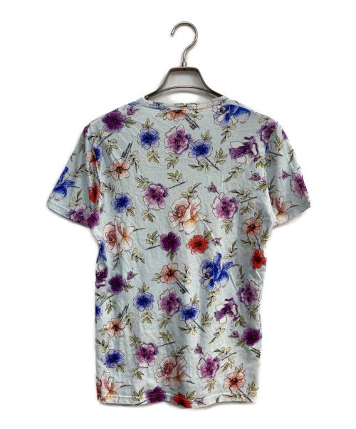 JOHN GALLIANO（ジョンガリアーノ）JOHN GALLIANO (ジョンガリアーノ) 花柄Tシャツ ブルー サイズ:ｓの古着・服飾アイテム
