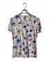 JOHN GALLIANO（ジョンガリアーノ）の古着「花柄Tシャツ」｜ブルー