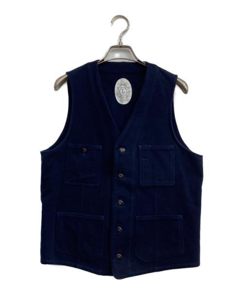 SOUTIENCOL（スティアンコル）SOUTIENCOL (スティアンコル) ワークベスト ネイビー サイズ:3の古着・服飾アイテム