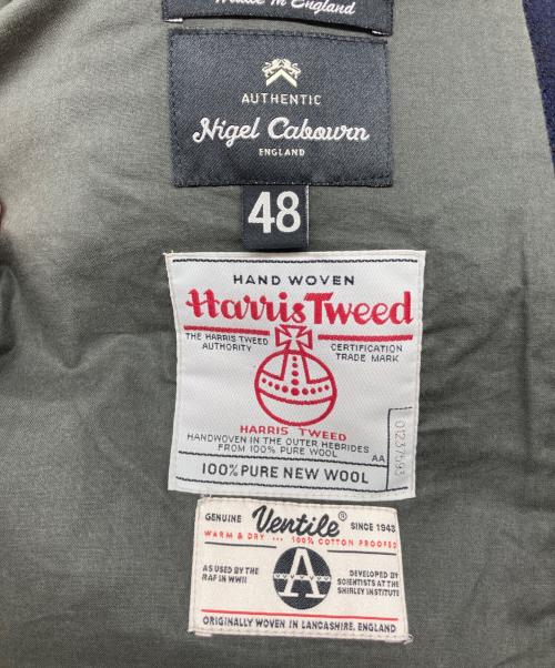 NIGEL CABOURN（ナイジェルケーボン）NIGEL CABOURN (ナイジェルケーボン) Harris Tweed (ハリスツイード) CLASSIC MALLORY JACKET ネイビー サイズ:48の古着・服飾アイテム