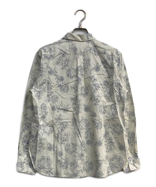 MACPHEE（マカフィー）MACPHEE (マカフィー) ブルームプリント レギュラーカラーシャツ ホワイト サイズ:36の古着・服飾アイテム