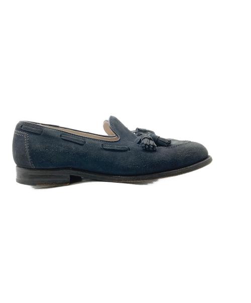Alden（オールデン）ALDEN (オールデン) BEAUTY&YOUTH UNITED ARROWS (ビューティーアンドユースユナイテッドアローズ) スウェードタッセルローファー ネイビー サイズ:9Ｄの古着・服飾アイテム