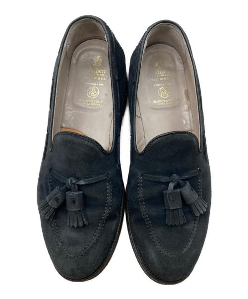 Alden（オールデン）ALDEN (オールデン) BEAUTY&YOUTH UNITED ARROWS (ビューティーアンドユースユナイテッドアローズ) スウェードタッセルローファー ネイビー サイズ:9Ｄの古着・服飾アイテム