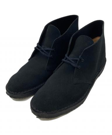 中古・古着通販】CLARKS (クラークス) デザートブーツ ブラック サイズ