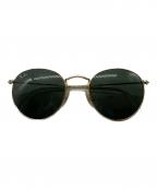 RAY-BANレイバン）の古着「Round Metal」｜ゴールド×ブラック