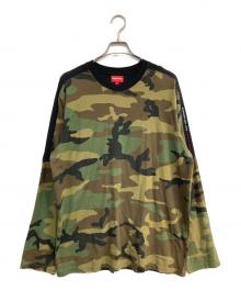 SUPREME（シュプリーム）の古着「Camo Paneled L/S Top」｜カーキ×ブラウン