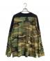 Supreme (シュプリーム) Camo Paneled L/S Top カーキ×ブラウン サイズ:L：10000円
