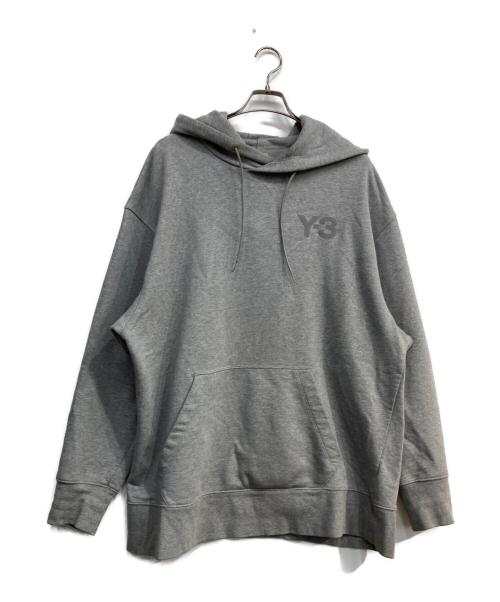 Y-3（ワイスリー）Y-3 (ワイスリー) M CLASSIC CHEST LOGO HOODIE グレー サイズ:Lの古着・服飾アイテム