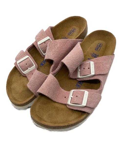 BIRKENSTOCK（ビルケンシュトック）BIRKENSTOCK (ビルケンシュトック) アリゾナスウェードサンダル ピンク サイズ:23cmの古着・服飾アイテム