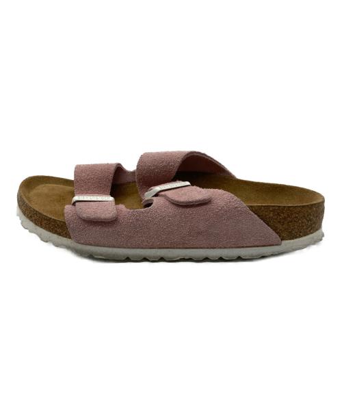 BIRKENSTOCK（ビルケンシュトック）BIRKENSTOCK (ビルケンシュトック) アリゾナスウェードサンダル ピンク サイズ:23cmの古着・服飾アイテム