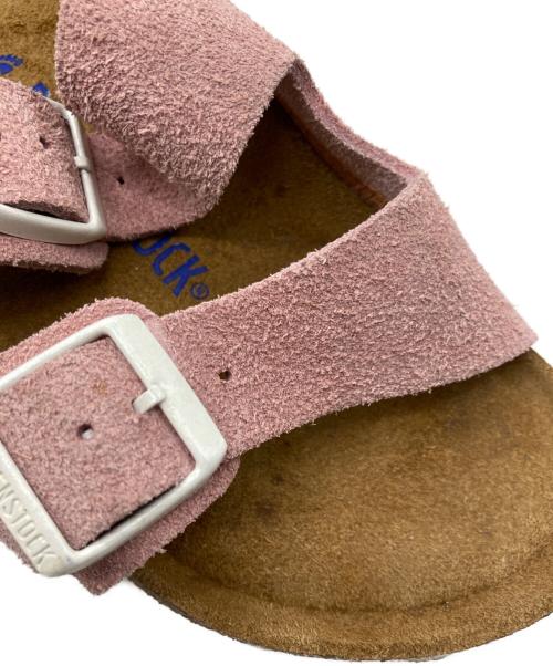 BIRKENSTOCK（ビルケンシュトック）BIRKENSTOCK (ビルケンシュトック) アリゾナスウェードサンダル ピンク サイズ:23cmの古着・服飾アイテム