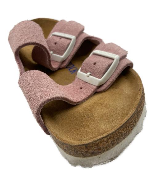 BIRKENSTOCK（ビルケンシュトック）BIRKENSTOCK (ビルケンシュトック) アリゾナスウェードサンダル ピンク サイズ:23cmの古着・服飾アイテム