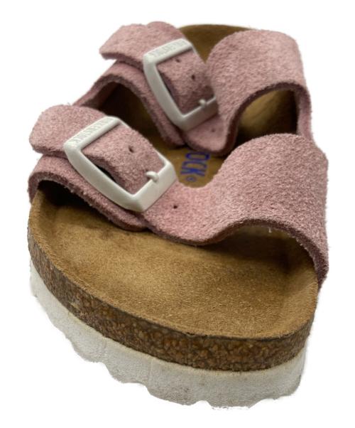 BIRKENSTOCK（ビルケンシュトック）BIRKENSTOCK (ビルケンシュトック) アリゾナスウェードサンダル ピンク サイズ:23cmの古着・服飾アイテム