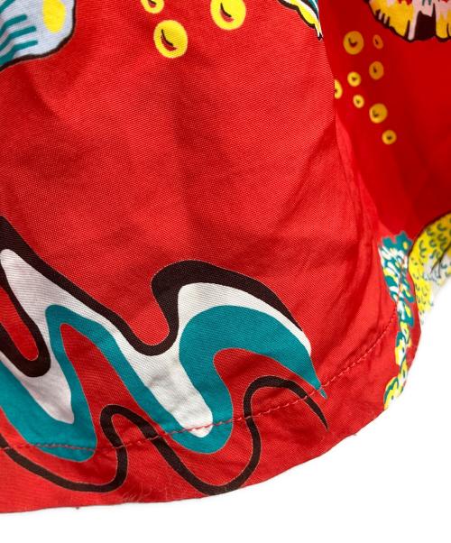 Sun Surf（サンサーフ）Sun Surf (サンサーフ) BEAMS BOY (ビームスボーイ) ハワイアンクレイジーロングスカート レッド サイズ:freeの古着・服飾アイテム