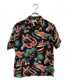 Sun Surf（サンサーフ）の古着「RAYON HAWAIIAN SHIRT」｜ブラック