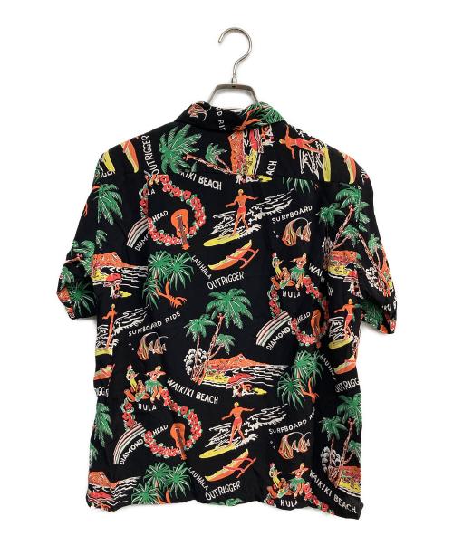 Sun Surf（サンサーフ）Sun Surf (サンサーフ) RAYON HAWAIIAN SHIRT ブラック サイズ:Sの古着・服飾アイテム