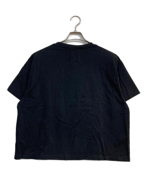 TORI-TO（トリト）TORI-TO (トリト) BEAMS BOY (ビームスボーイ) 別注リボンアップリケTシャツ ブラック サイズ:Mの古着・服飾アイテム