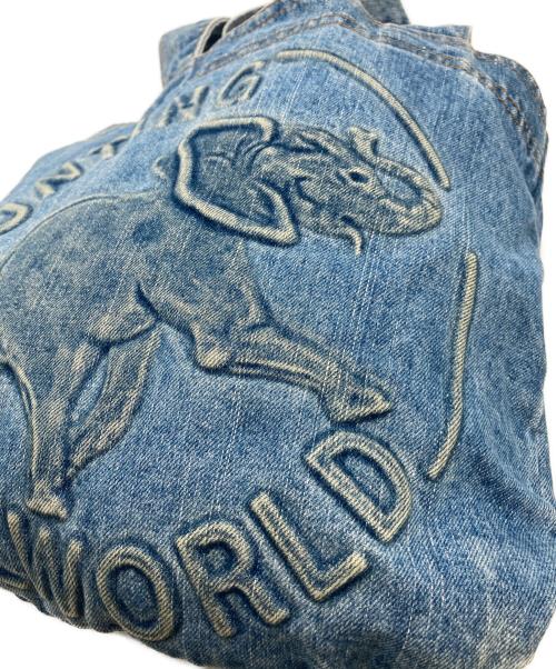 HUNTING WORLD（ハンティングワールド）HUNTING WORLD (ハンティングワールド) デニムトートバッグ ブルーの古着・服飾アイテム