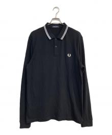 FRED PERRY（フレッドペリー）の古着「LS TWIN TIPPED SHIRT」｜ブラック