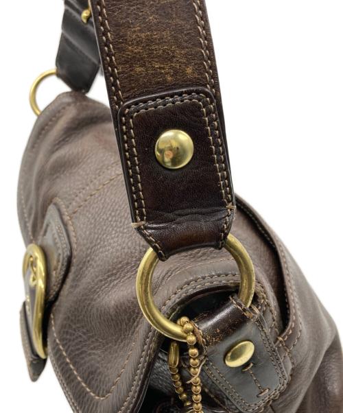 COACH（コーチ）COACH (コーチ) ソーホーレザーワンショルダーバッグ ブラウンの古着・服飾アイテム