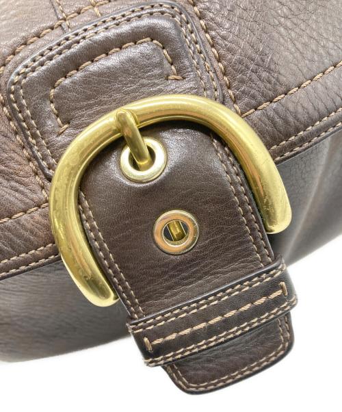 COACH（コーチ）COACH (コーチ) ソーホーレザーワンショルダーバッグ ブラウンの古着・服飾アイテム
