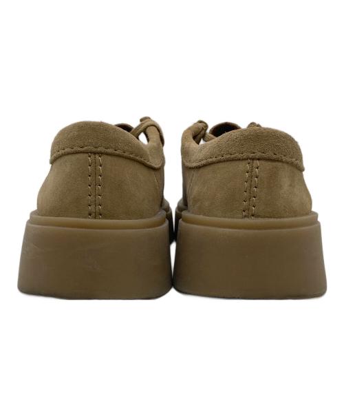 CLARKS SIGNATURE（クラークス）CLARKS SIGNATURE (クラークス) 厚底ワラビーシューズ ベージュ サイズ:24cmの古着・服飾アイテム