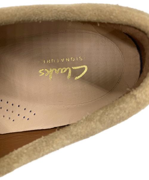 CLARKS SIGNATURE（クラークス）CLARKS SIGNATURE (クラークス) 厚底ワラビーシューズ ベージュ サイズ:24cmの古着・服飾アイテム