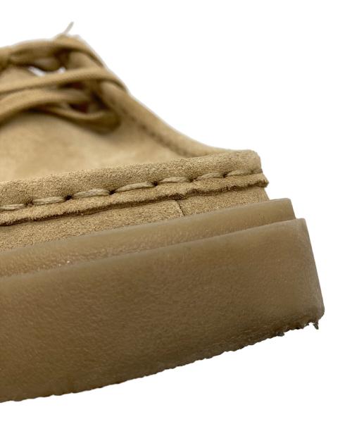 CLARKS SIGNATURE（クラークス）CLARKS SIGNATURE (クラークス) 厚底ワラビーシューズ ベージュ サイズ:24cmの古着・服飾アイテム