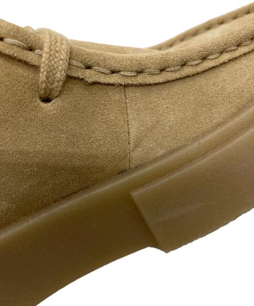CLARKS SIGNATURE（クラークス）CLARKS SIGNATURE (クラークス) 厚底ワラビーシューズ ベージュ サイズ:24cmの古着・服飾アイテム