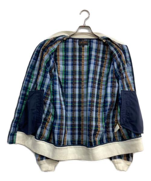 BEAMS PLUS（ビームスプラス）BEAMS PLUS (ビームスプラス) シアサッカー スポーツ ブルゾン ブルー サイズ:Lの古着・服飾アイテム
