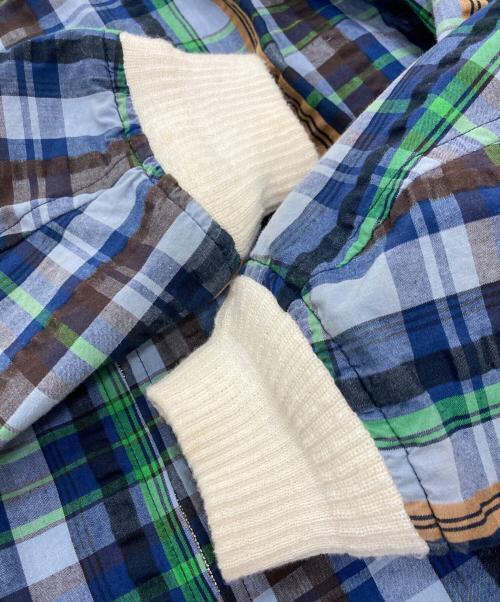 BEAMS PLUS（ビームスプラス）BEAMS PLUS (ビームスプラス) シアサッカー スポーツ ブルゾン ブルー サイズ:Lの古着・服飾アイテム