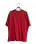 ACNE STUDIOS (アクネ ストゥディオズ) フェード加工半袖Tシャツ レッド サイズ:XXS：12000円