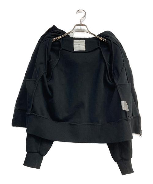 COMMON DIVISOR（コモンデバイザー）COMMON DIVISOR (コモンデバイザー) ダブルジップパーカー ブラック サイズ:1の古着・服飾アイテム