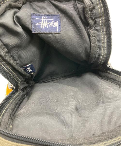 stussy（ステューシー）stussy (ステューシー) クリアポケットショルダーバッグ ベージュの古着・服飾アイテム