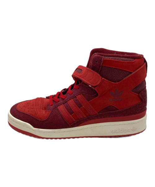 adidas（アディダス）adidas (アディダス) ハイカットスニーカー レッド サイズ:28.5cmの古着・服飾アイテム