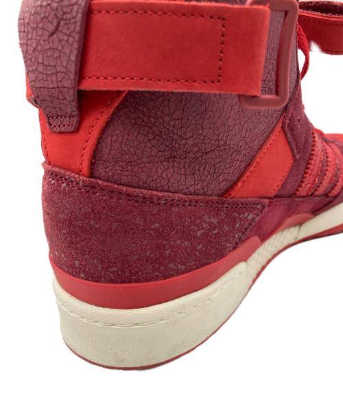 adidas（アディダス）adidas (アディダス) ハイカットスニーカー レッド サイズ:28.5cmの古着・服飾アイテム