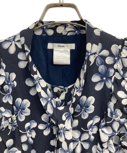 Rene（ルネ）Rene (ルネ) ノースリーブワンピース ネイビー サイズ:34の古着・服飾アイテム