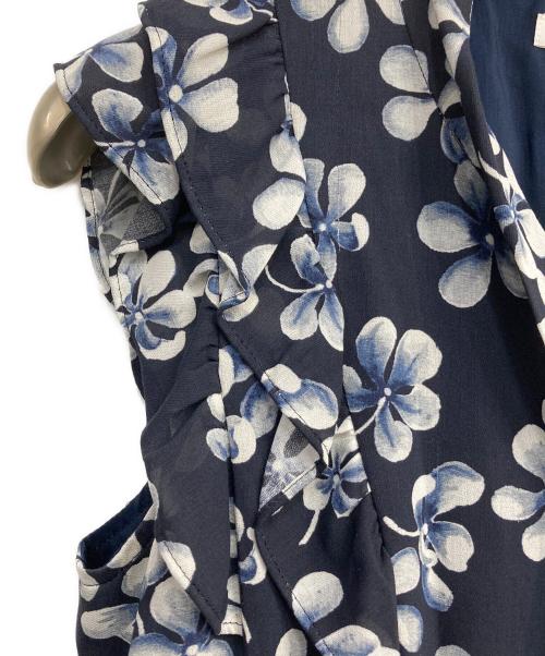 Rene（ルネ）Rene (ルネ) ノースリーブワンピース ネイビー サイズ:34の古着・服飾アイテム