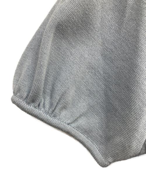 Rene（ルネ）Rene (ルネ) 襟付ニット ブルー サイズ:36の古着・服飾アイテム