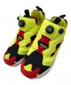 REEBOKリーボック）の古着「INSTAPUMP FURY 94」｜イエロー×レッド