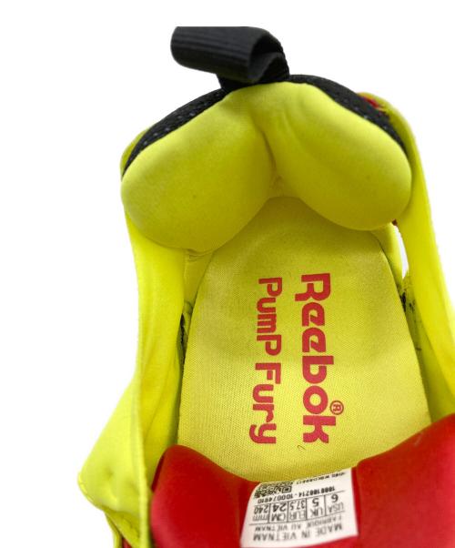 REEBOK（リーボック）REEBOK (リーボック) INSTAPUMP FURY 94 イエロー×レッド サイズ:24cmの古着・服飾アイテム